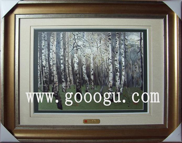 風景蘇繡畫,蘇州刺繡精品,高檔工藝收藏品