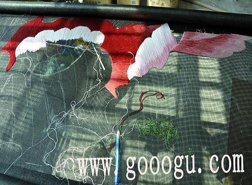 琉璃工坊屏風(fēng)、網(wǎng)格刺繡屏風(fēng)、蘇州刺繡隔斷，純手工繡高檔隔斷