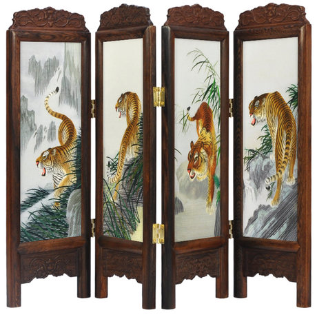 雙面繡臺(tái)屏