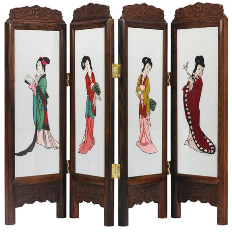 古仕女雙面繡 蘇繡雙面繡